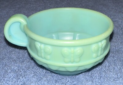 #ad Fisher Price MUSICAL TEA SET Green Tea Cup Replacement 2000 77865 Butterfly’s