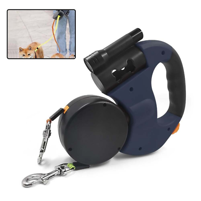 #ad Retractable Lead Leash Double Tangle Dual Doggie 2 Dog 50 Pounds For Pet Dog