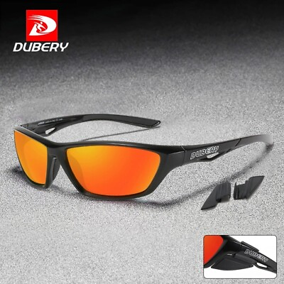 #ad DUBERY Men Polarized Sunglasses Outdoor Sport Fishing Driving Shades Sun Glasses