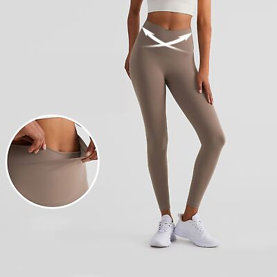 #ad Yoga Pants Women Leggings Double Tummy Workout Clothing Gym Fitness Push Up Wear