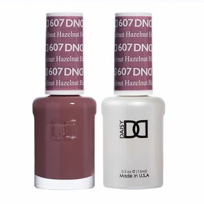 #ad DND Soak Off Gel Polish and Nail Lacquer 607 Hazelnut