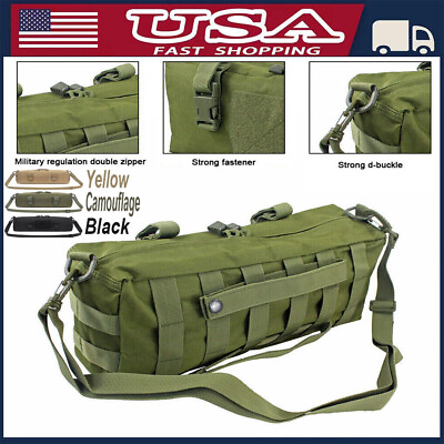 #ad Tactical Molle Pouch Outdoor Multi Purpose Large Capacity Waist Pack Storage Bag