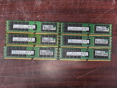 #ad Lot of 6 HPE 16GB 809081 081 Server Memory Module #73