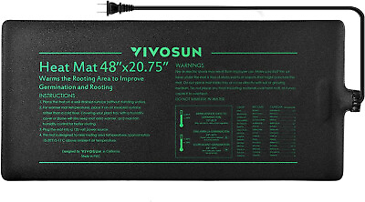 #ad VIVOSUN Durable Waterproof Seedling Heat Mat Warm Heating Pad 48quot; x 20.75quot;