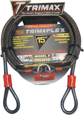#ad Trimax Trimaflex Max Security Braided Cable TDL1510 TDL1510