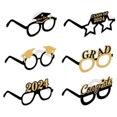#ad 12PCS Class Of 2024 Graduation Grad Party Eyeglasses Photo Props