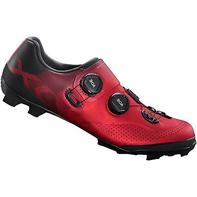 #ad Shimano MTB Clipless Men Shoes Carbon SH XC702 Dual BOA XC7 Mountain Bike Red