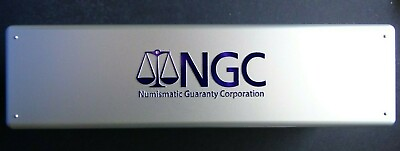 #ad NGC Silver Plastic Storage Box Container Holds 20 Certified Graded Coin Slabs