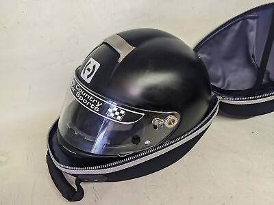 #ad HJC Black Full Face Helmet Size 12 W Case ZE