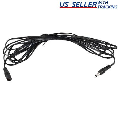 #ad 10ft DC Power Extension Cable Cord 5.5x2.1mm 10 feet 3M for CCTV Camera DVR $6.39