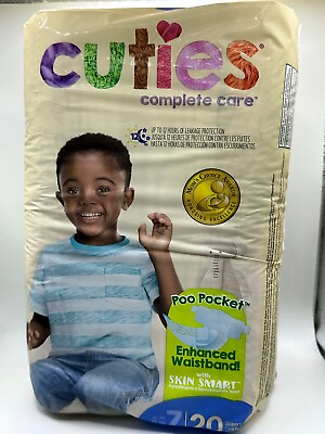 #ad Cuties Complete Care Baby Diaper Size 7 20 Count