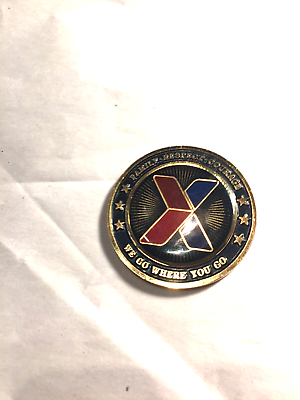 #ad US Military Challenge Coin quot;Xquot; We go where you go