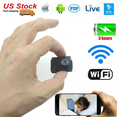 #ad Mini wifi wireless DIY Button Built in 3 hour battery IP Smallest Tiny HD camera
