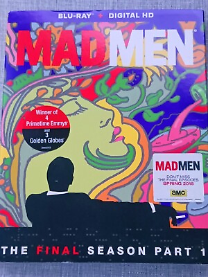 #ad Mad Men : The Final Season Part 1 Blu ray Digital HD w Slipcover New Sealed