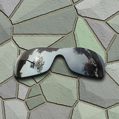#ad US Chrome Titanium Polarized Lenses Replacement for Oakley Antix