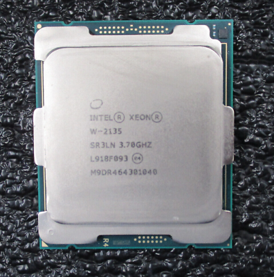 #ad Intel Xeon W 2135 3.7Ghz Quad Core LGA2066 8.25MB CPU P N: SR3LN Tested Working