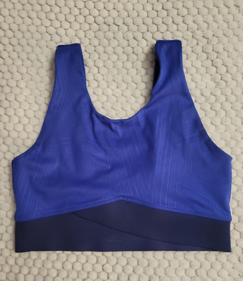 #ad Ivy Park Sports Bra Womens Tank Top by Beyonce Royal Navy Blue Criss Cross Small