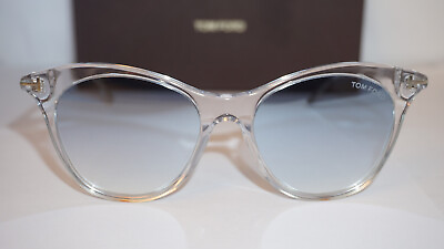 #ad TOM FORD New Sunglasses MICAELA Clear Blue TF662 22X 53 17 145