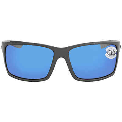 #ad Costa Del Mar REEFTON Blue Mirror Polarized Glass Men#x27;s Sunglasses RFT 98 OBMGLP $142.99