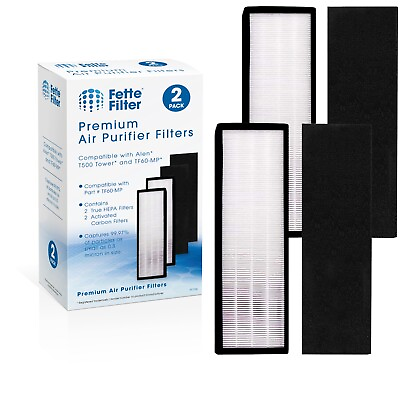 #ad 2 Pack T500 True HEPA Filter Replacements Compatible with Alen Air Purifier