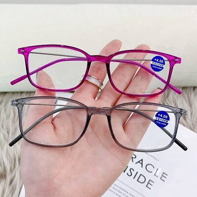 #ad Fashion Anti Blue Light Full Frame Square Optical Computer Reading Glasses