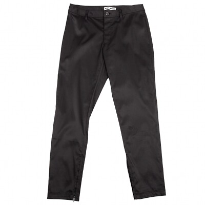 #ad ISSEY MIYAKE Zip Design Nylon Stretch Pants Size 3 K 82477