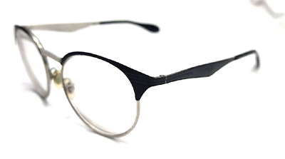 #ad Ray Ban RB6406 2881 Black Round Eyeglasses Frame 51 19 145