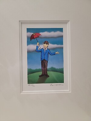 #ad Paul Horton Hand Signed Lmtd Edition Print In My Life Chester the Tramp Framed