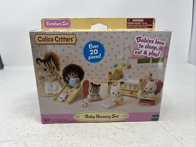 #ad Calico Critters Baby Nursery Furniture Set Epoch Over 20 Pieces