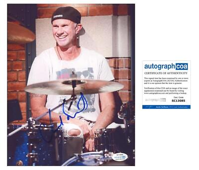 #ad Chad Smith quot;Red Hot Chili Peppersquot; Drummer AUTOGRAPH Signed 8x10 Photo C ACOA