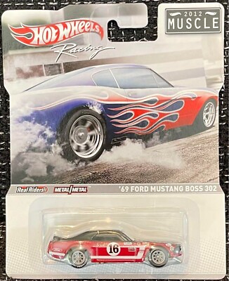 #ad Hot Wheels Racing Muscle #x27;69 Ford Mustang BOSS 302