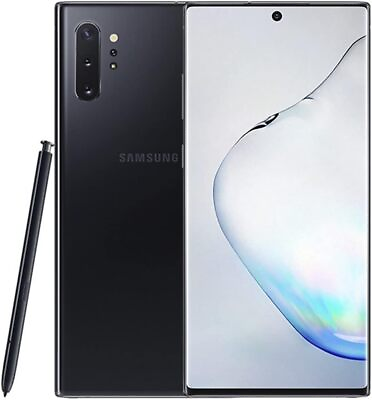 #ad Samsung Galaxy Note 10 SM N970U Spectrum Only 256GB Aura Black Good $139.99
