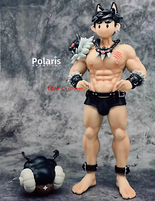 #ad Polaris Tossa Resin H:20Cm Shepherd Boy Black Anime Figures Model Toys Collect