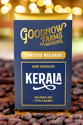 #ad Goodnow Farms Limited Release Kerala India 77% Dark Chocolate Bar