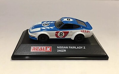 #ad 1 72 Real X NISSAN FAIRLADY Z 240ZR RACING #8 Diecast Car Model