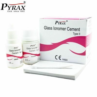 #ad 5X Permanent Glass Ionomer Dental Cement Crown Bridge fixing Free Shipping