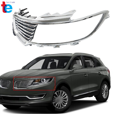#ad For 2016 2017 2018 Lincoln MKX Left Side Front Grille Grill Assembly Chrome $177.37