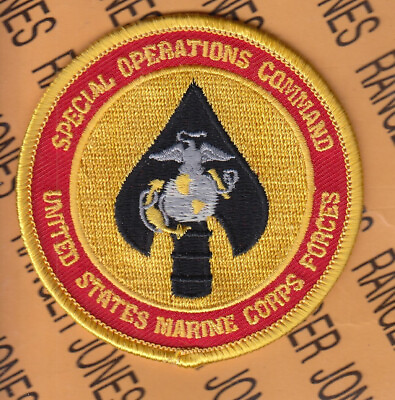 #ad USMC Marine Corps Special Operations Command MARSOC 3.25quot; patch m e