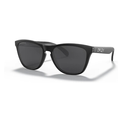 #ad Oakley FROGSKINS POLARIZED Sunglasses OO9013 F755 Matte Black W PRIZM Black $109.99