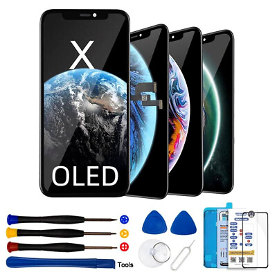 #ad TOP Quality For iPhone X OLED Display 3D Touch Screen Digitizer Replacement Kit