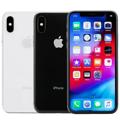 #ad Apple iPhone X 256GB Factory Unlocked ATamp;T T Mobile Verizon Very Good Condition