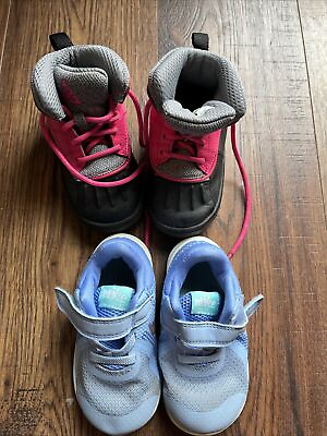 #ad Girls#x27; Big Kids#x27; Nike Woodside 2 High ACG Winter Boots Size 6 amp; Pair Of Nikes