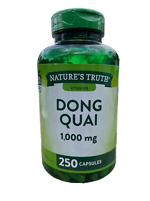 #ad Dong Quai Capsules 1000mg 250 ct Non GMO Gluten Free Supplement NEW amp; FRESH
