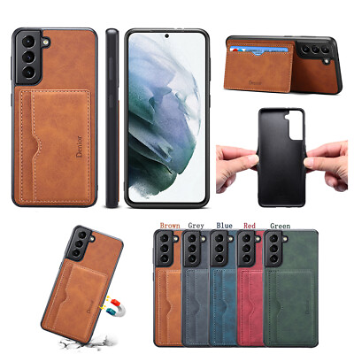 #ad For Samsung Note 20 10 Note 9 Leather Protective Case Phone Skin Cover Card Slot