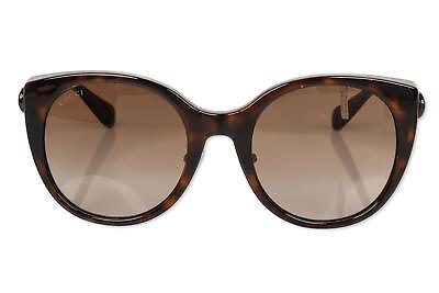 #ad Gucci Cat Eye GG Havana Brown gradient Sunglasses w DEFECT