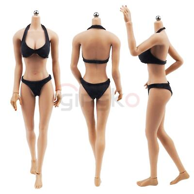 #ad 1 6 Female Large Bust Action Figure Body Seamless for 12quot; TBLeague Hot Toys Head