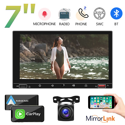 #ad 7#x27;#x27; Double 2DIN Car Radio Stereo MP5Camera Mirror Link for Android iOS GPS Navi