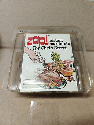 #ad Vintage 1980 Deadstock Zap Instant Mar in ate The Chef’s Secret NOS
