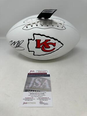 #ad Marquise Hollywood Brown Kansas City Chiefs Signed Autographed Football JSA