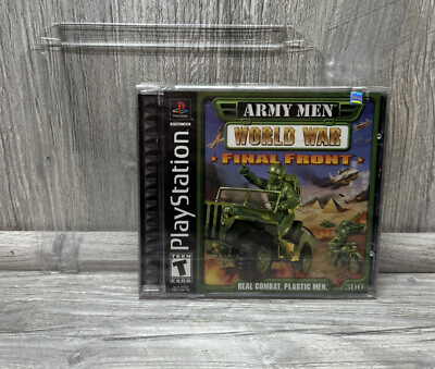 #ad Army Men: World War Final Front Sony PlayStation 1 PS1 Brand New Sealed RIPS